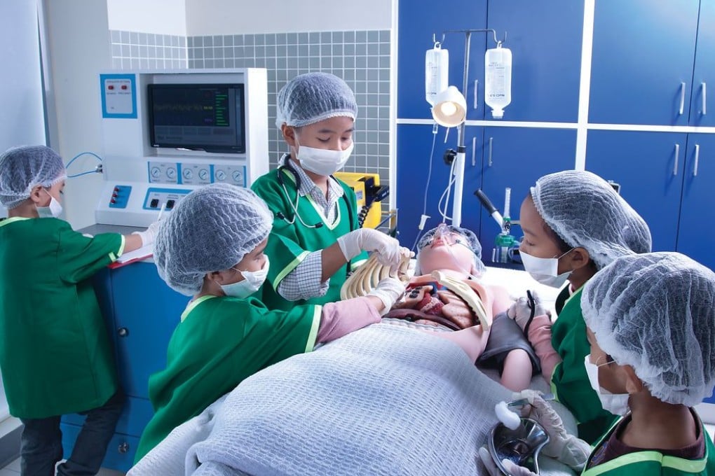 Children role-playing as surgeons at KidZania in Kuala Lumpur. (Rakan Riang is the authorised licensee of KidZania, S.A. de C.V and a subsidiary of Themed Attractions & Resorts).