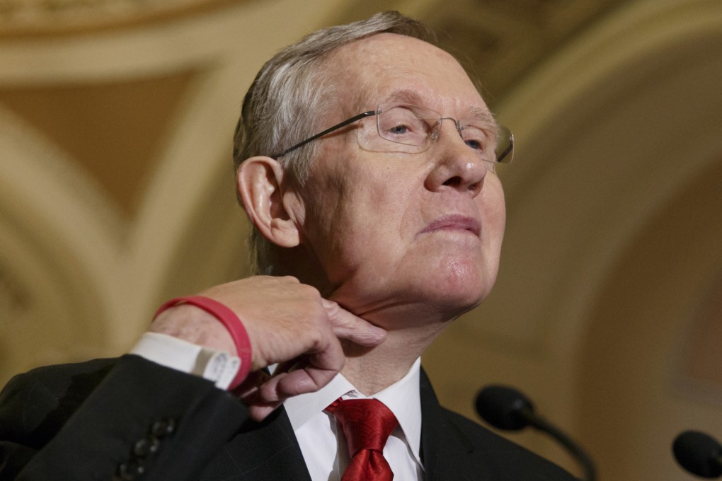 US Senate Democratic leader Harry Reid.