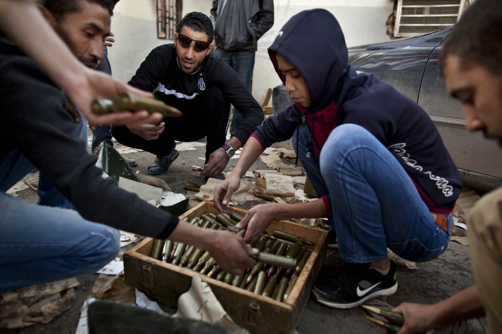 Libya is awash with weapons of all shapes and sizes. Photo: AP