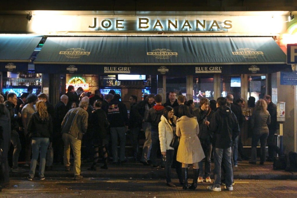 Mourning the pub's closing with a drink in February. Photo: Sam Tsang