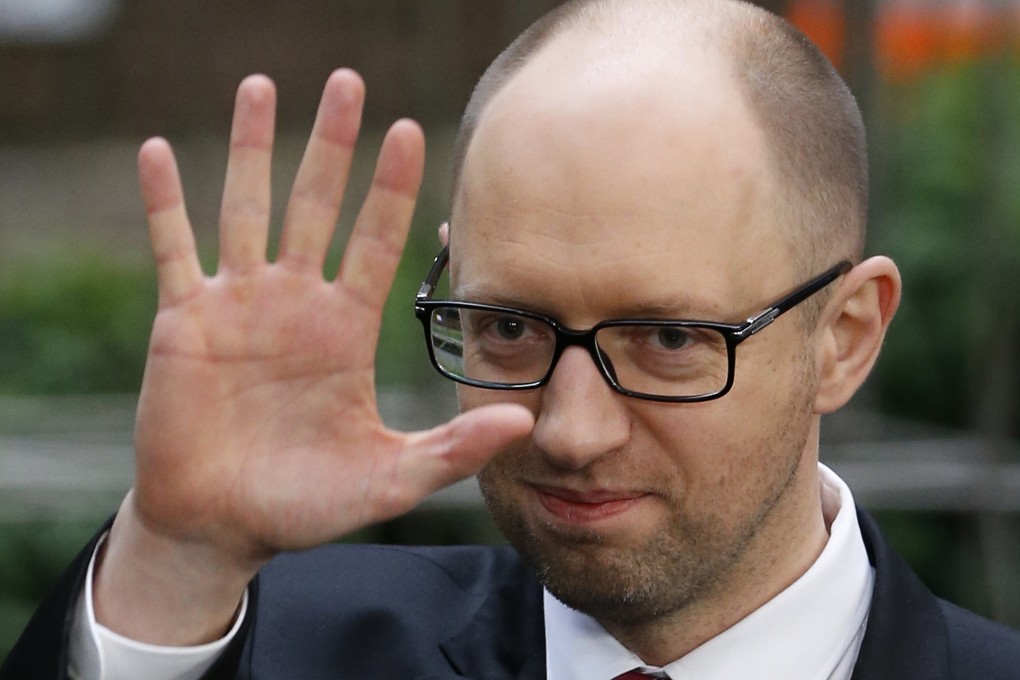 Ukraine’s interim premier Arseniy Yatsenyuk will not attend a major summit in the Netherlands. Photo: Reuters