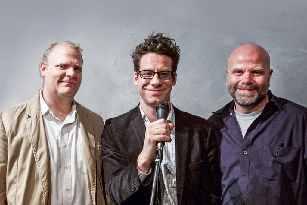 Storytellers Tom Tiding, Darcy Christ and David Young PHOTO: Jonathon Wong