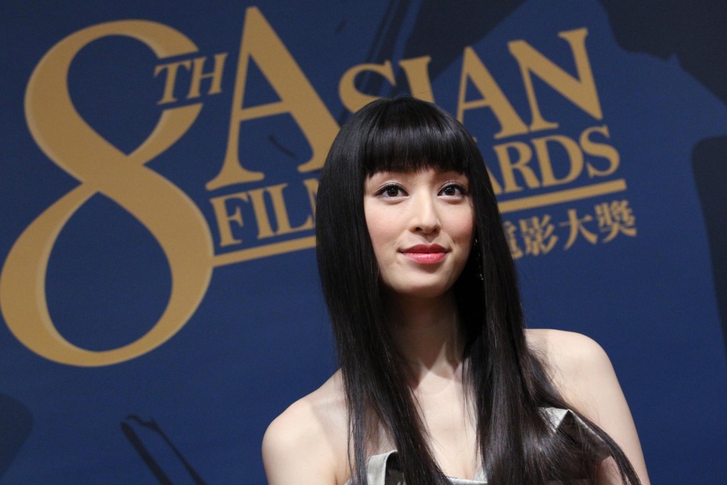 Chiaki Kuriyama at the Asian Film Awards launch. Photo: Nora Tam