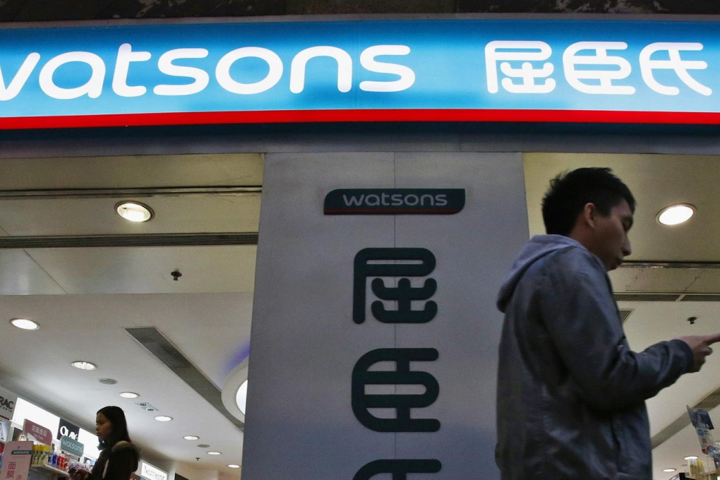 The sale of the stake in AS Watson for HK$44 billion is seen as low by the market, resulting in Hutchison's stock being sold off. Photo: Reuters