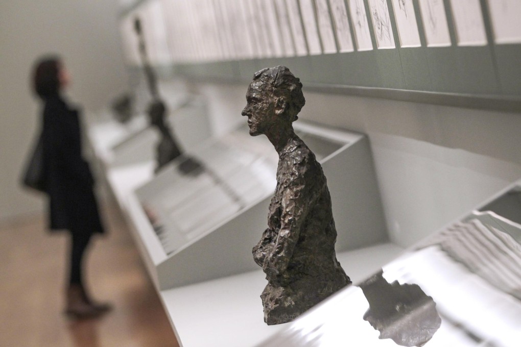 Sculptures are among more than 200 works in the Giacometti exhibition. Photo: Thomas Yau