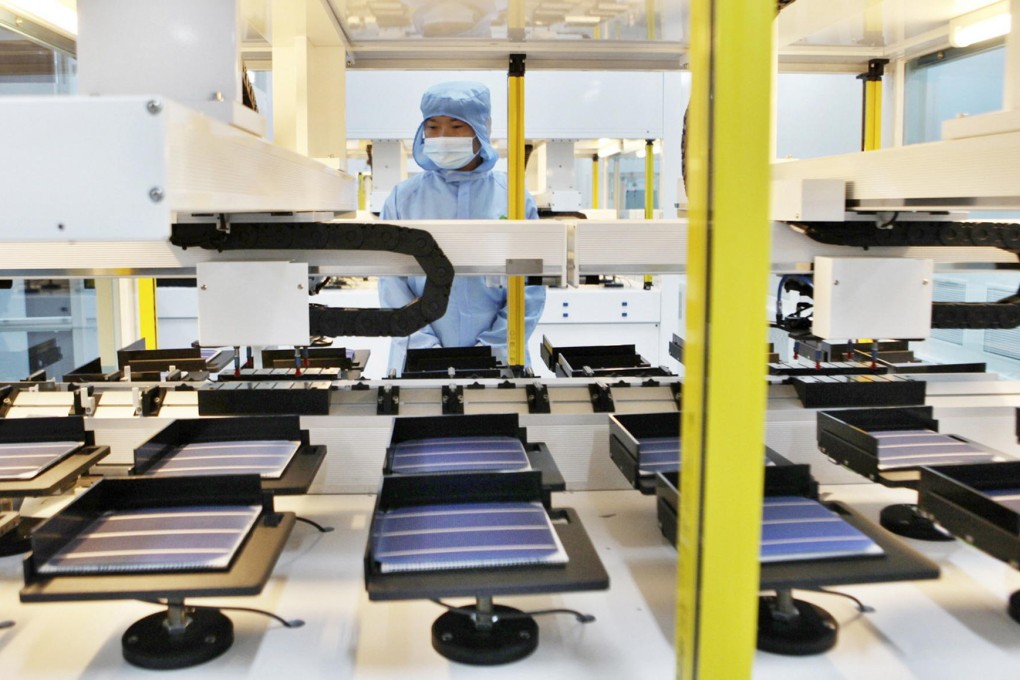 Shanghai Chaori Solar Energy's missed interest payment this month was the mainland's first domestic bond default. Photo: Reuters
