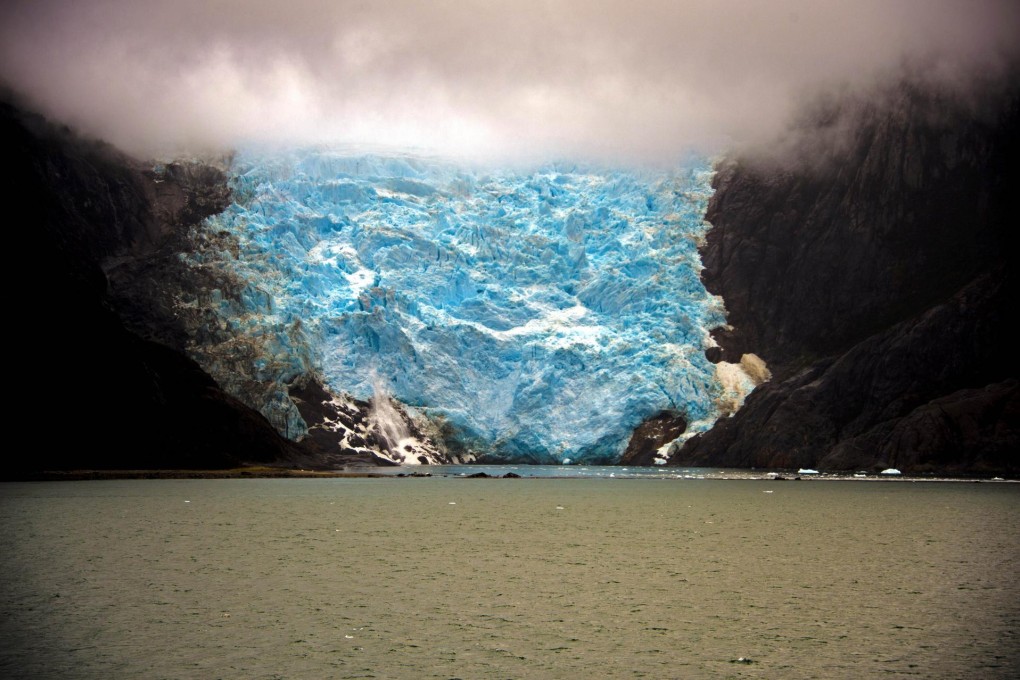 The view from the Ary Rongel in the Drake Passage. Photo: AFP