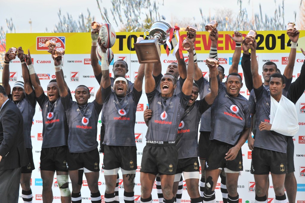 Fiji beat South Africa to claim the Tokyo Sevens last weekend and are now in Hong Kong to defend their title. Photo: AFP
