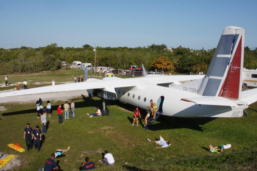 The plane that was hijacked in 2003 in Florida this month. Photo: AP