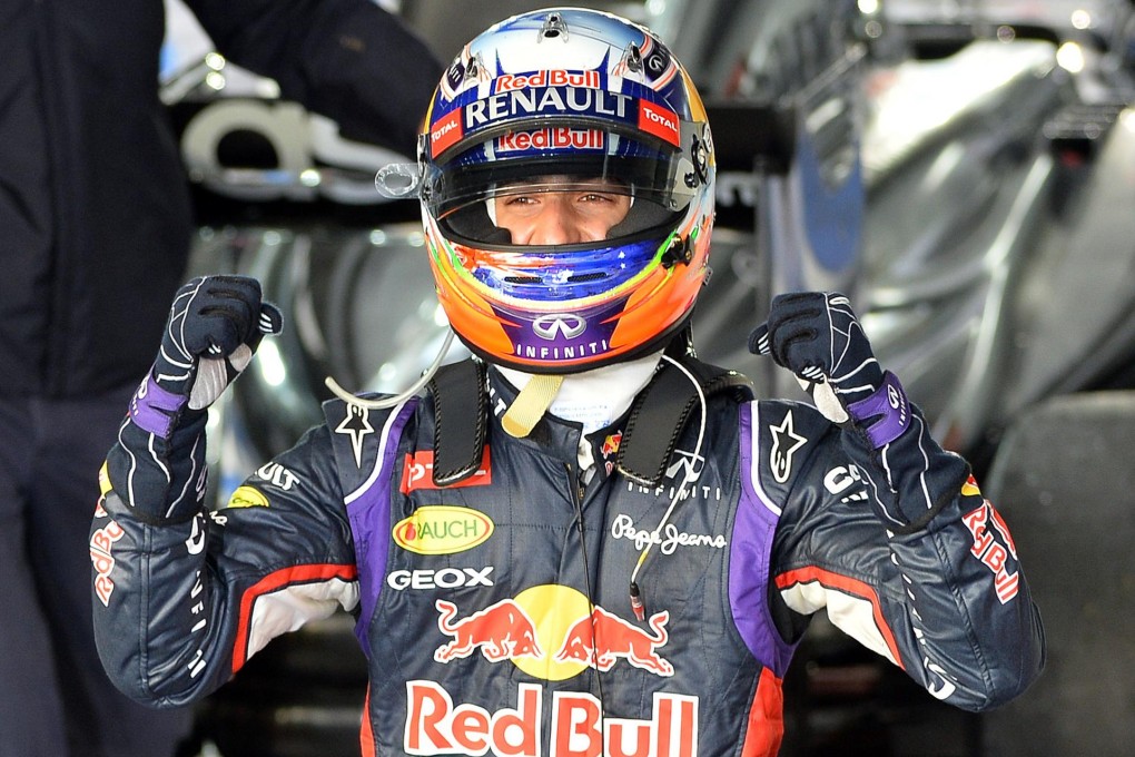 Daniel Ricciardo's joy at a podium placing in the Australian Grand Prix turned to gloom after Red Bull were disqualified. Photo: AFP