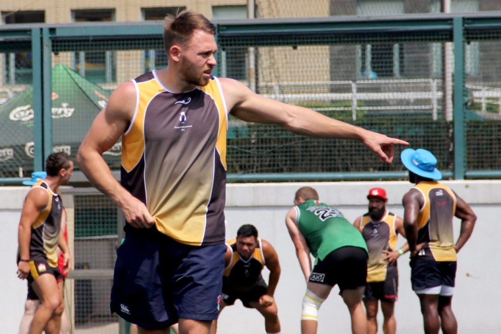 Christian Lewis-Pratt in training at Hong Kong Football Club. Photo: SCMP Pictures