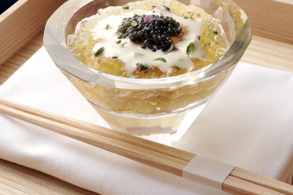 Grande cuvée washed spiny lobster with Krug mayonnaise and caviar in the Krug Room.