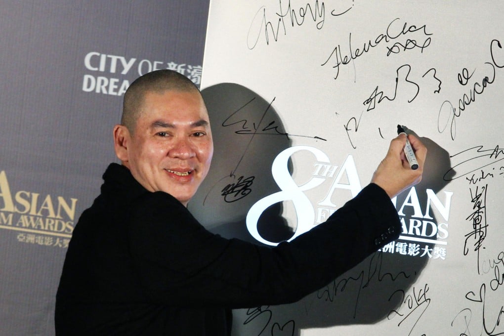 Tsai Ming-liang at the Asian Film Awards in Macau.