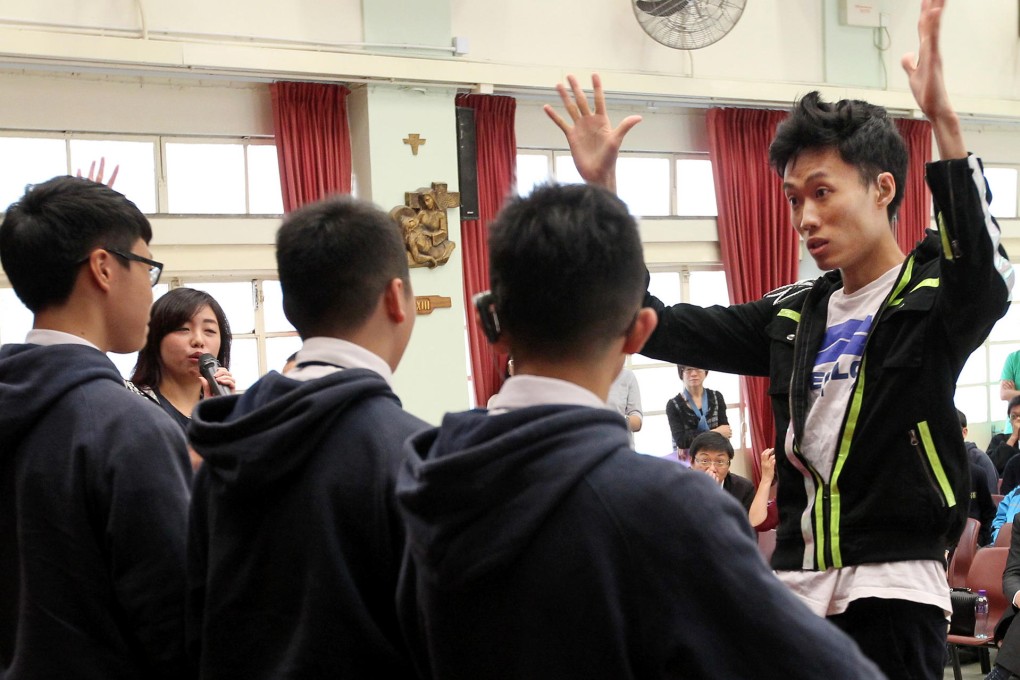 Jason Wong Yiu-pong gives dance lessons. Picture: Edmond So