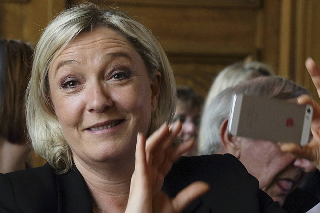 Marine Le Pen, France's far-right National Front political party leader. Photo: Reuters