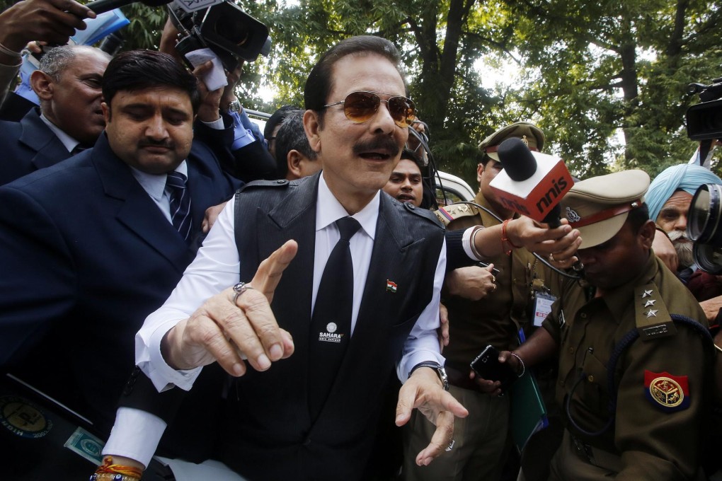 Sahara group chief Subrata Roy is in a New Delhi jail. Photo: EPA