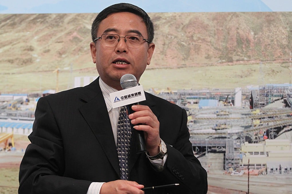 Chinalco CEO Peng Huaisheng. Photo: SCMP