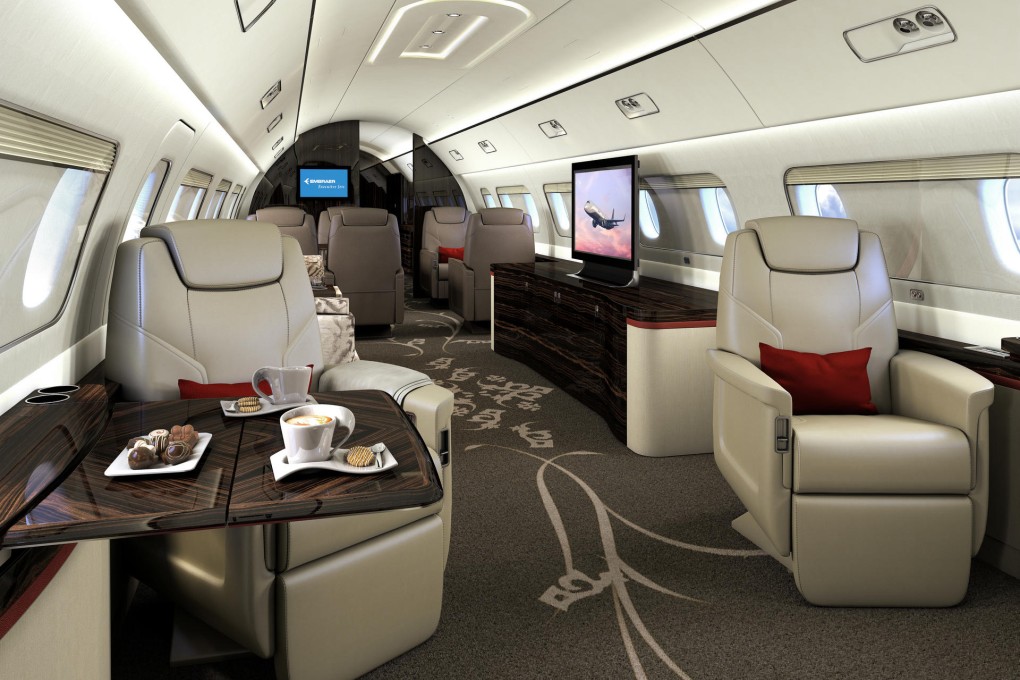The business jet interior in the Embraer line: the Lineage 1000E. Photos: Embraer