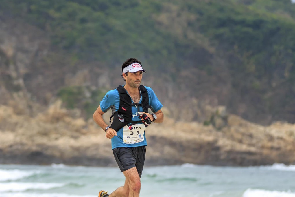 Brendan Davies competing in the MSIG Sai Kung 50.