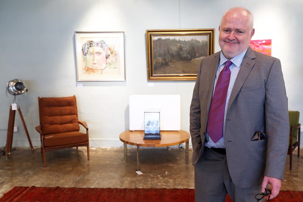 Steve Freeman at Gresham''s showroom in Ap Lei Chau in July 2013. Photo: Sam Tsang/SCMP