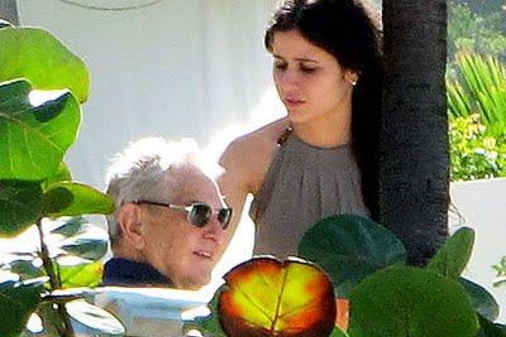 Adriana Ferreyr and George Soros. Photo: SCMP