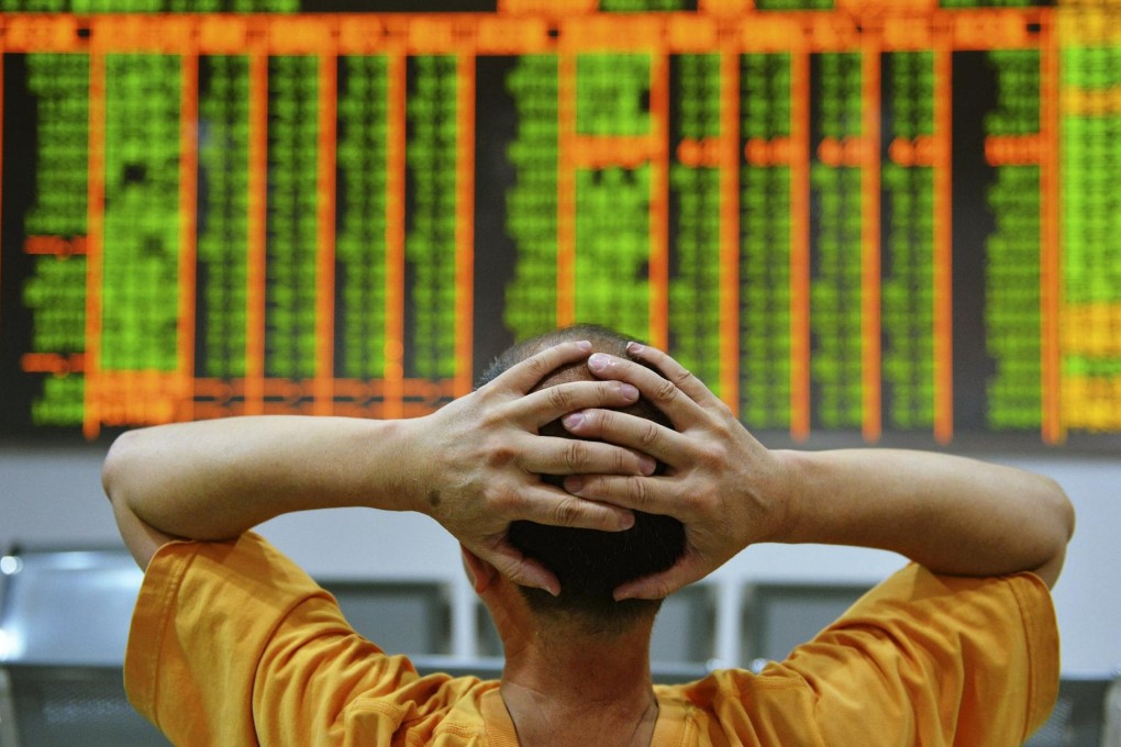 Since China's stock market was created in 1992, its price-earnings multiple has fallen from about 100 times to 20 times. Photo: Reuters