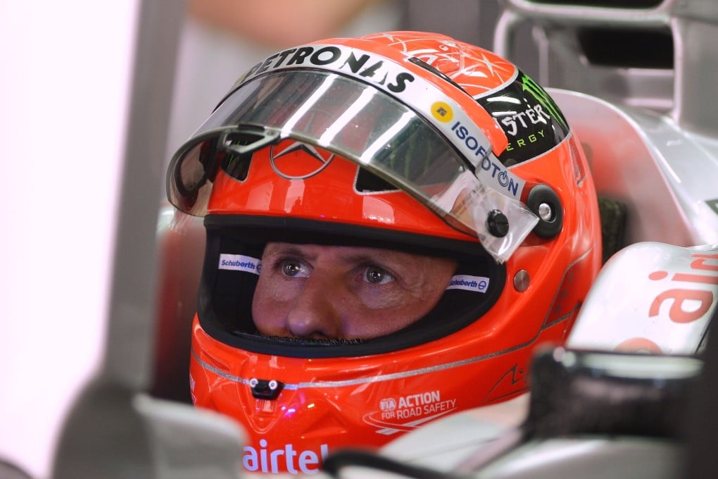 Michael Schumacher at the Indian Grand Prix in October 2012. He retired at the end of the 2012 season from Formula One racing. Photo: AFP