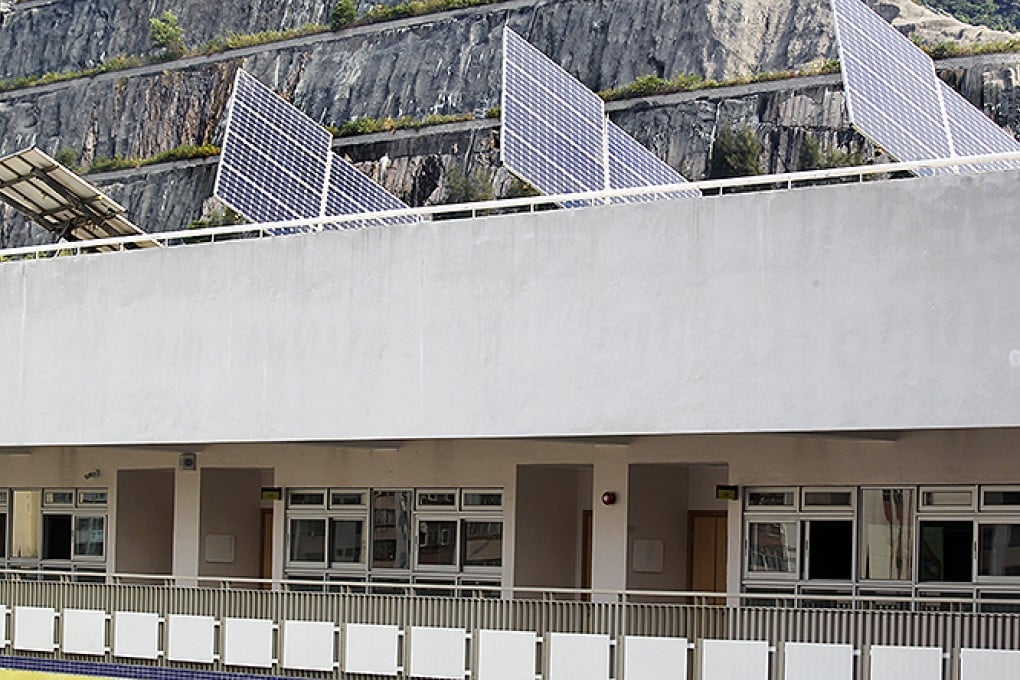 Sing Yin Secondary School in Choi Hung has been named as one of the 2013 Greenest Schools on Earth by the World Green Building Council. Photo: Dickson Lee