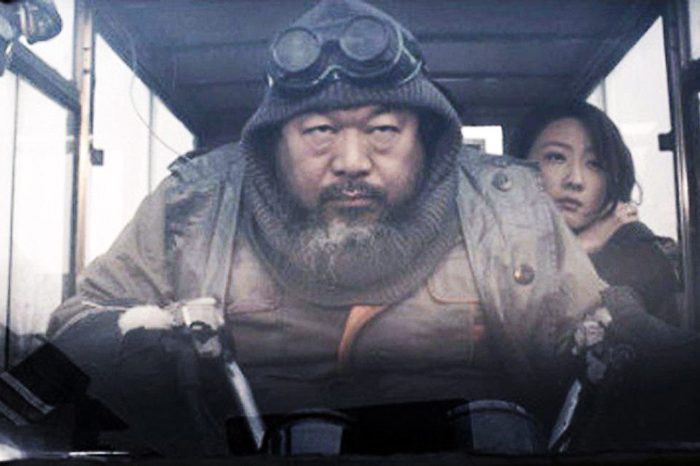 Ai Weiwei stars in sci-fi thriller Sandstorm, shot in Beijing's smog-shrouded districts. Photo: SCMP