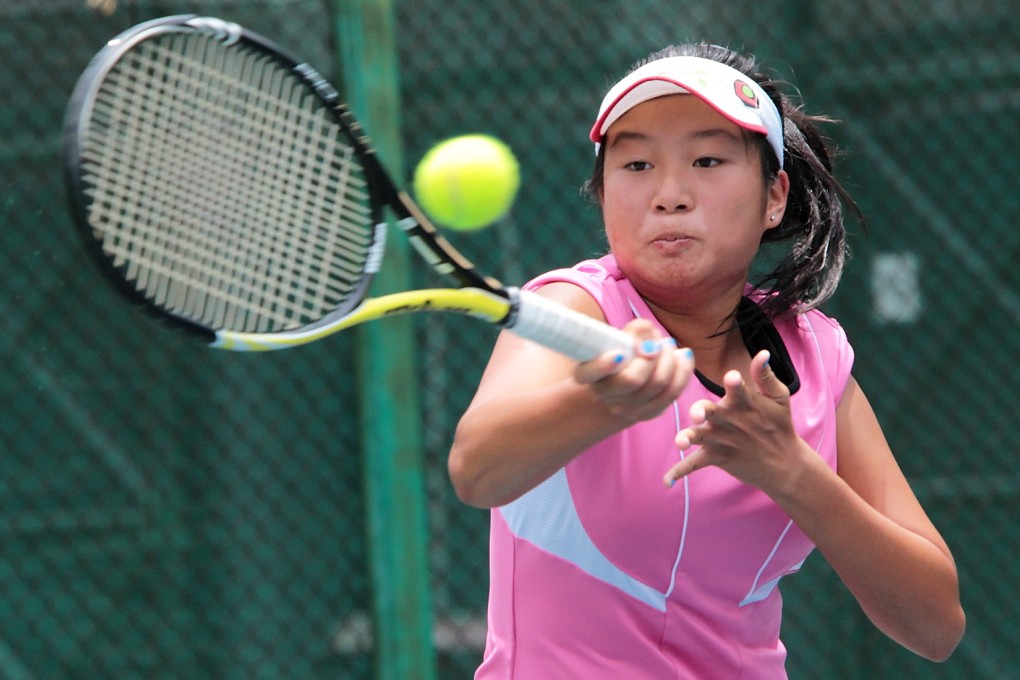 Junior player Eudice Chong is keen to rub shoulders with the world's best in tenis. Photo: David Wong