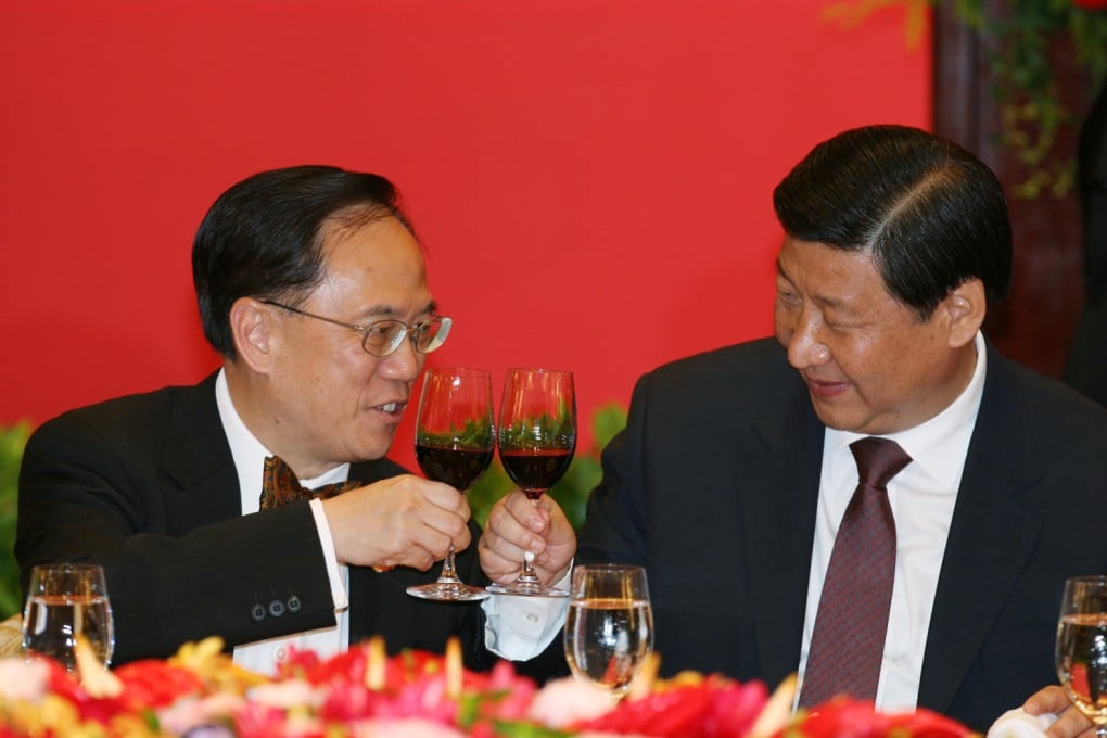 A file photo of Xi Jinping at a hotel banquet hosted by then-Hong Kong chief executive Donald Tsang Yam-kuen. Photo: David Wong