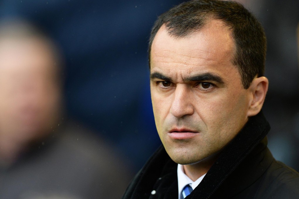 Everton manager Roberto Martinez is eyeing fourth place in the English Premier League. Photo: EPA