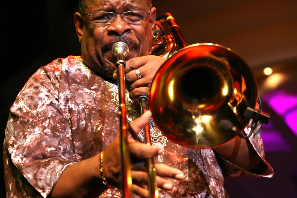 Fred Wesley and his band The New JBs perform in Macau on Saturday.