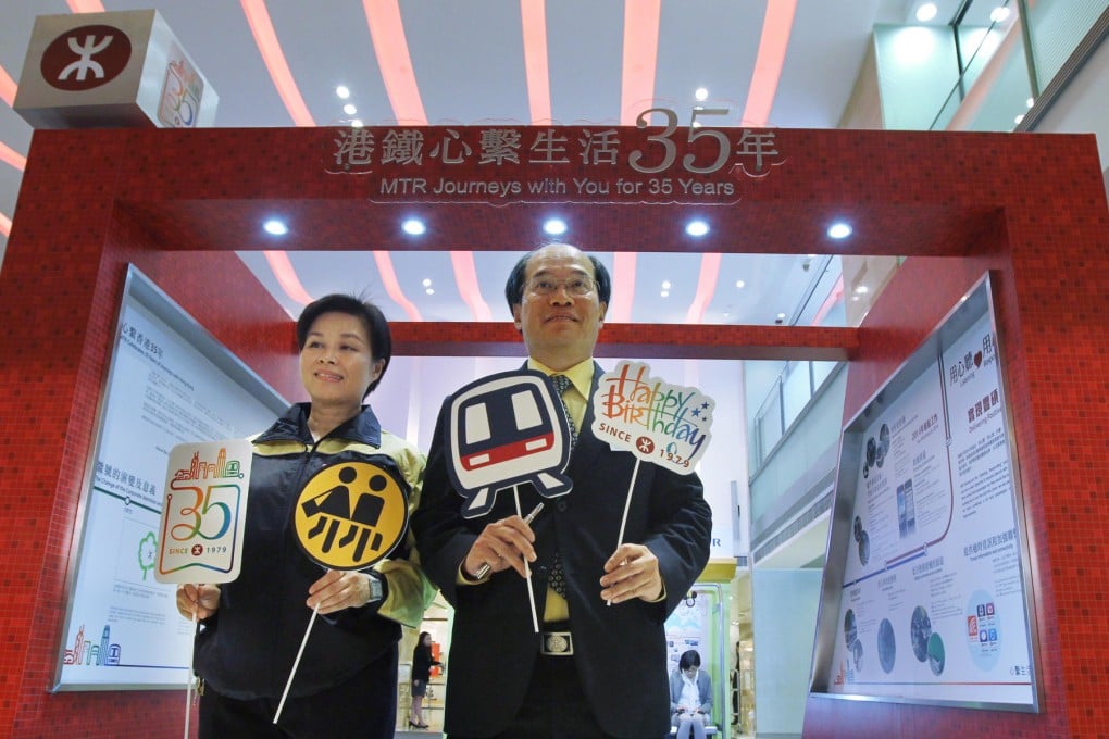 Long-time employees Winnie Mang and Andies Chan enjoy their journey back in time. Photo: Edward Wong