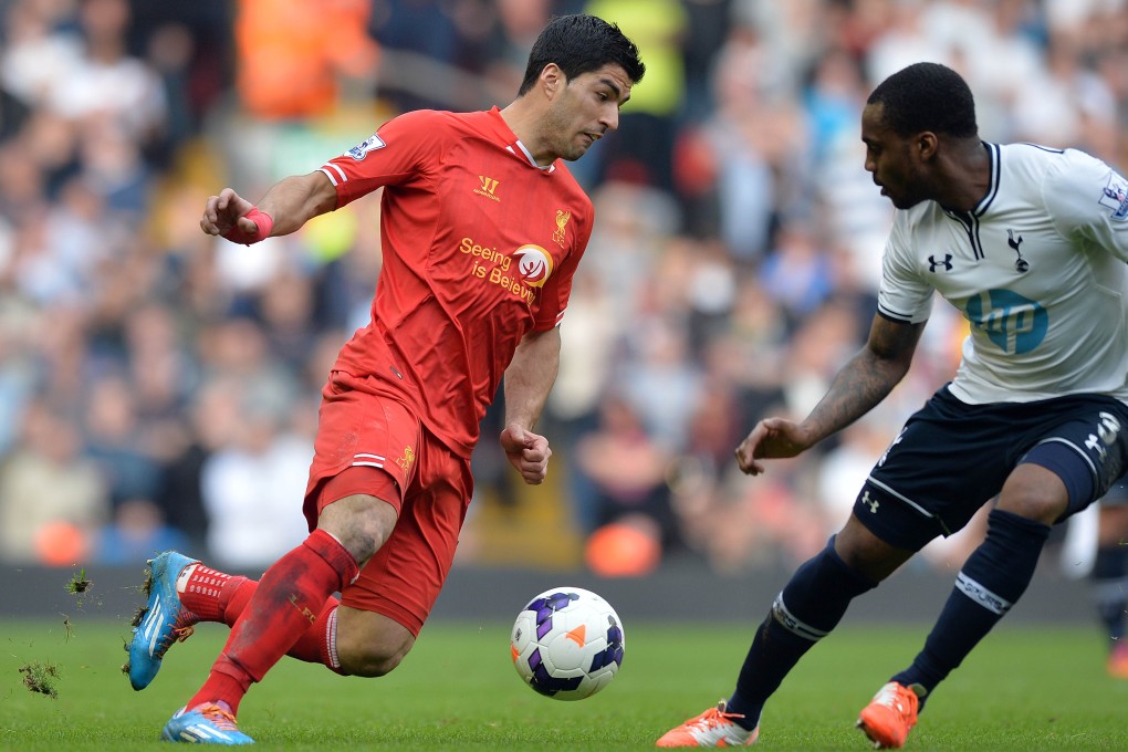 Liverpool striker Luis Suarez will pose a serious danger for Manchester City in Sunday's showdown at Anfield. Photo: AFP
