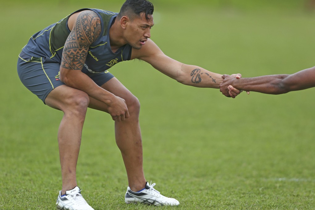 Israel Folau wanted to play against the Western Force, says New South Wales Waratahs coach Michael Cheika. Photo: EPA