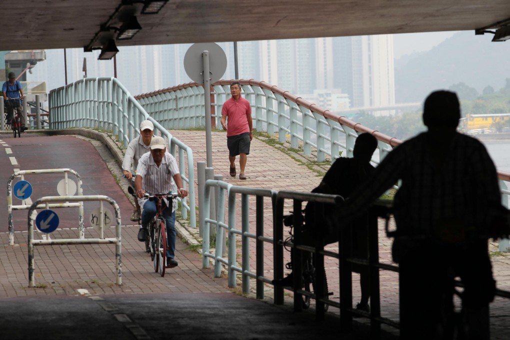 The New Territories has most cycle tracks. Photo: Nora Tam