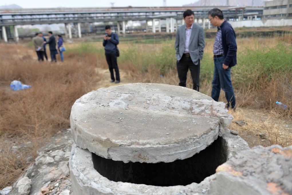 A testing well at Veolia Water, which supplies Lanzhou. Photo: Xinhua