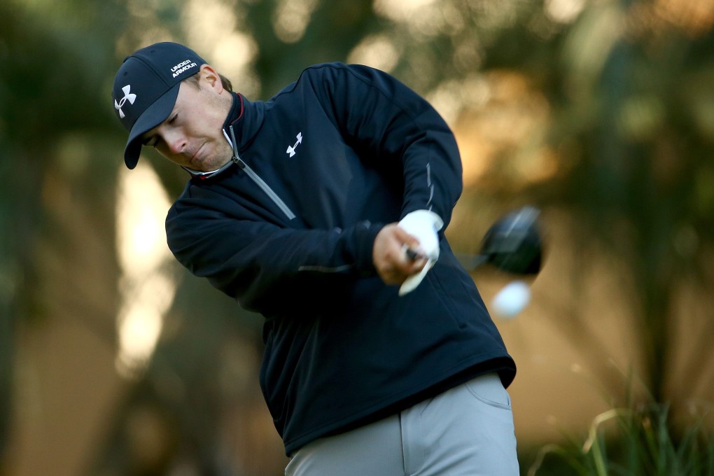 Jordan Spieth hits a tee shot on the 2nd hole during the RBC Heritage Pro-Am at Harbour Town Golf Links. Photo: Getty/ AFP