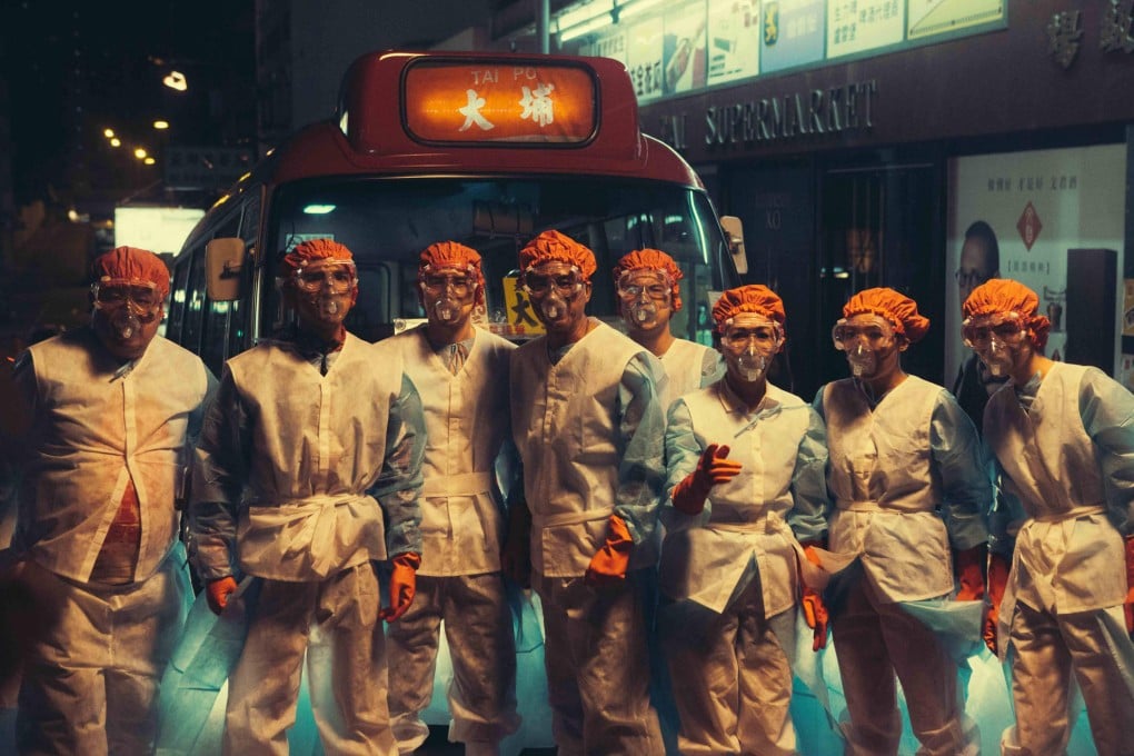 Some of the surviving minibus passengers of post-apocalyptic thriller The Midnight After, which has struck a nerve with local cinemagoers. Photo: Golden Scene