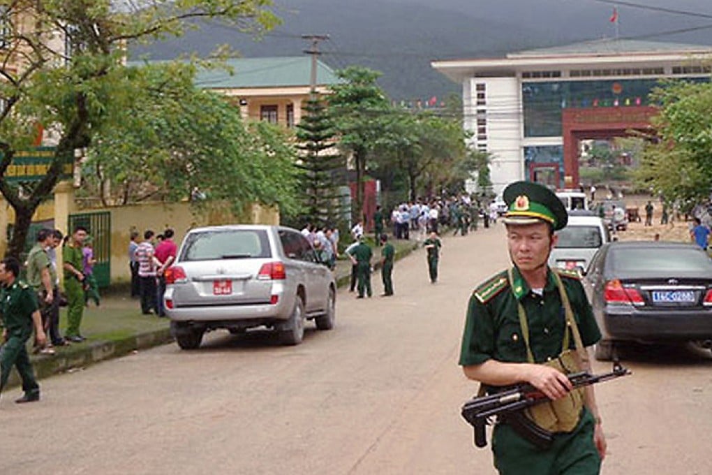 Seven people were killed in a gun battle between border guards and Chinese illegal migrants at a remote frontier crossing in northeast Vietnam. Photo: SCMP pictures