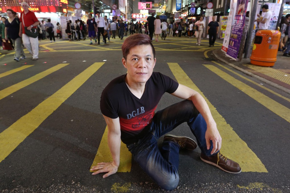 Tony Lui opposes a government decision to reopen the Sai Yeung Choi Street South precinct to traffic on weekdays. Photo: K.Y. Cheng