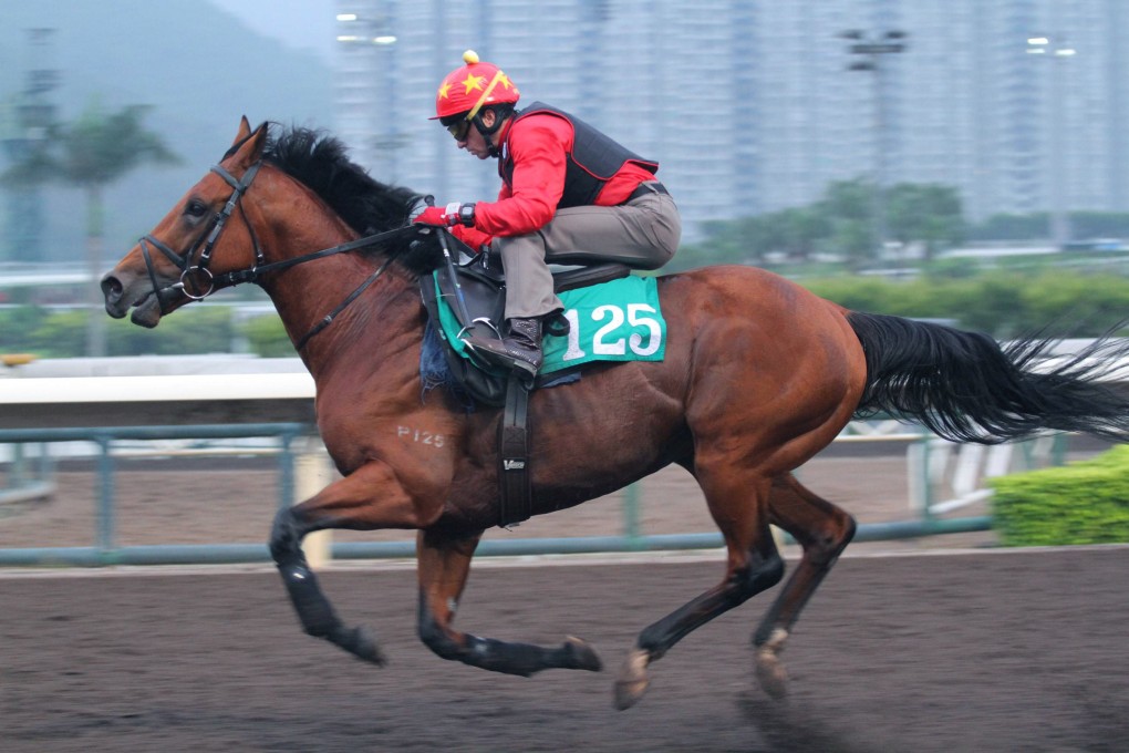 Douglas Whyte tries to pull up Akeed Mofeed after sensing something was wrong. Photos: Kenneth Chan