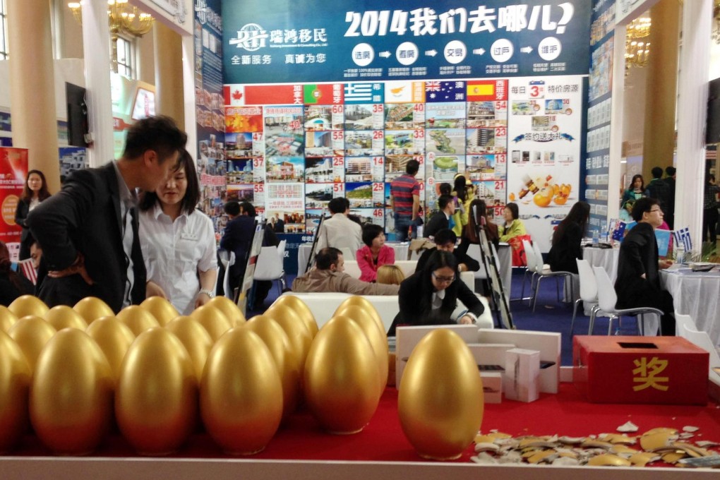 Foreign property projects dominate the exhibition halls at the Beijing Spring Real Estate Trade Fair held this month. Photo: SCMP