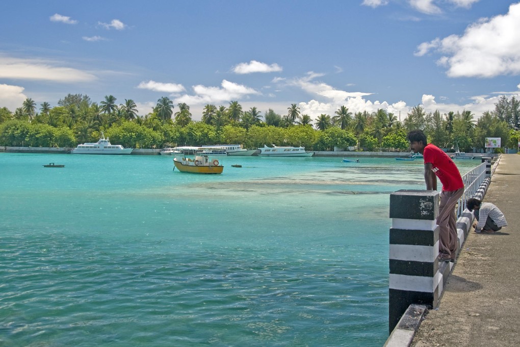 The Gan to Feydhoo causeway in Addu Atoll.