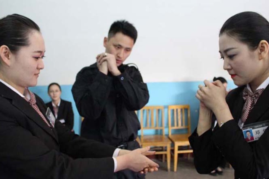 Cabin crew receive training. Photo: China National Radio