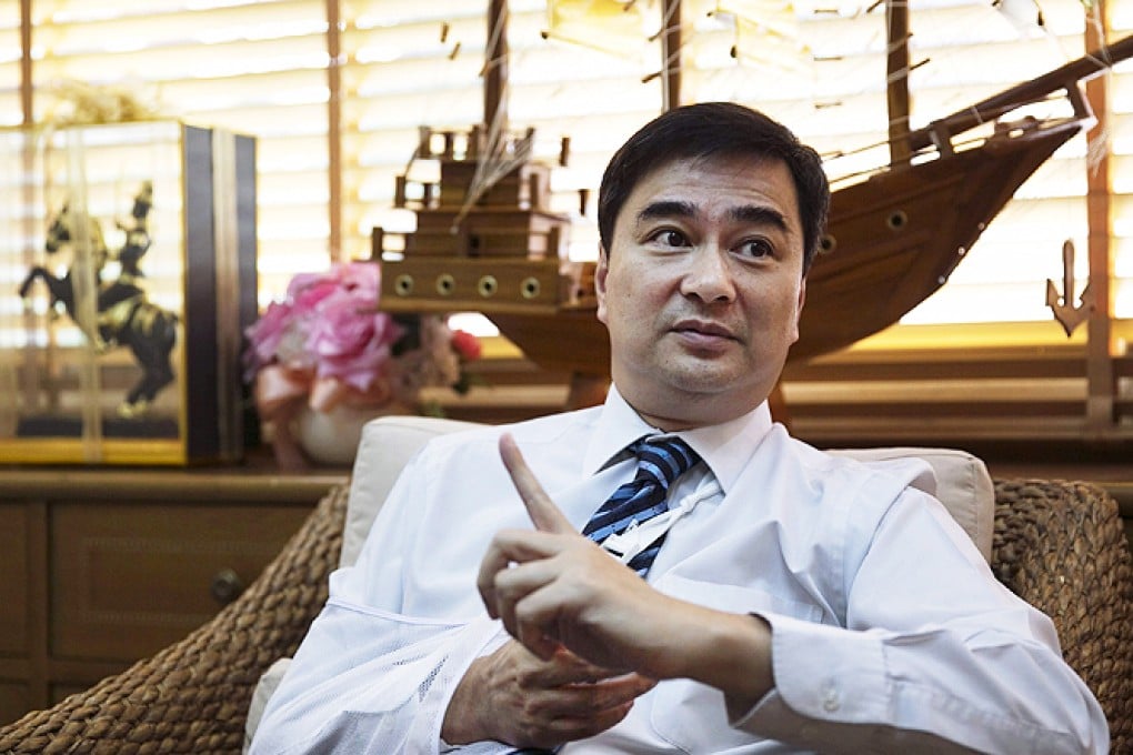 Thai opposition leader and former prime minister Abhisit Vejjajiva. Photo: Reuters