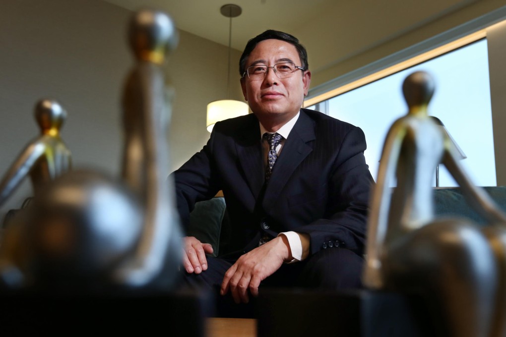 Peng Huaisheng shrugs off the impact from Peru's suspension order on the output of Chinalco Mining's Toromocho project. Photo: Nora Tam