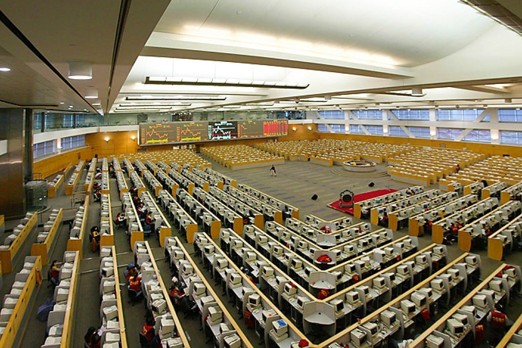 A view of the trading floor of the Shanghai Stock Exchange. Photo: EPA