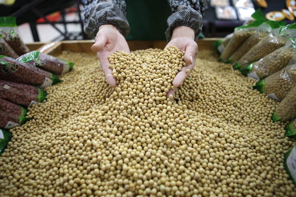 US soya bean futures have been falling this month on concerns about cargo defaults in China, the biggest buyer of soya beans. Photo: Reuters